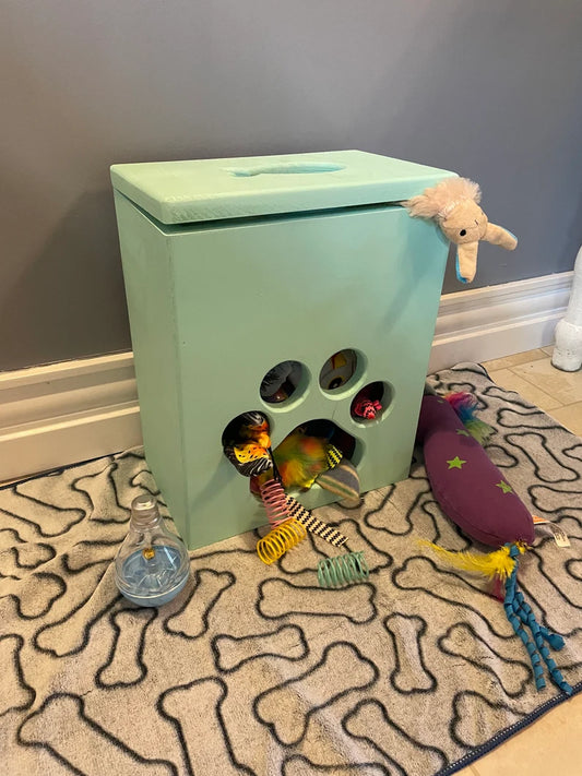 Cat Toy Storage Play Center